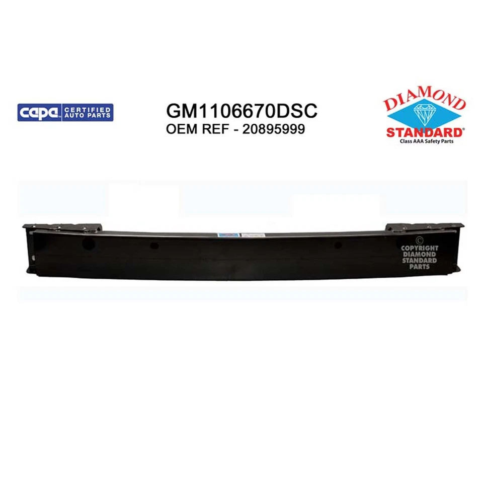 Cubierta de parachoques trasero Saturn Aura 2007-2009 haz de refuerzo 191-678 CAPA Foto 1 de 1