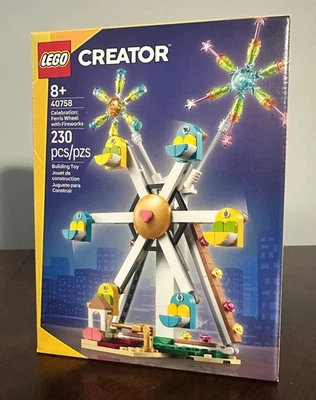 🔥Снят с производства! LEGO 40758 Celebration: колесо обозрения с фейерверком - новый! - Изображение 1 из 2