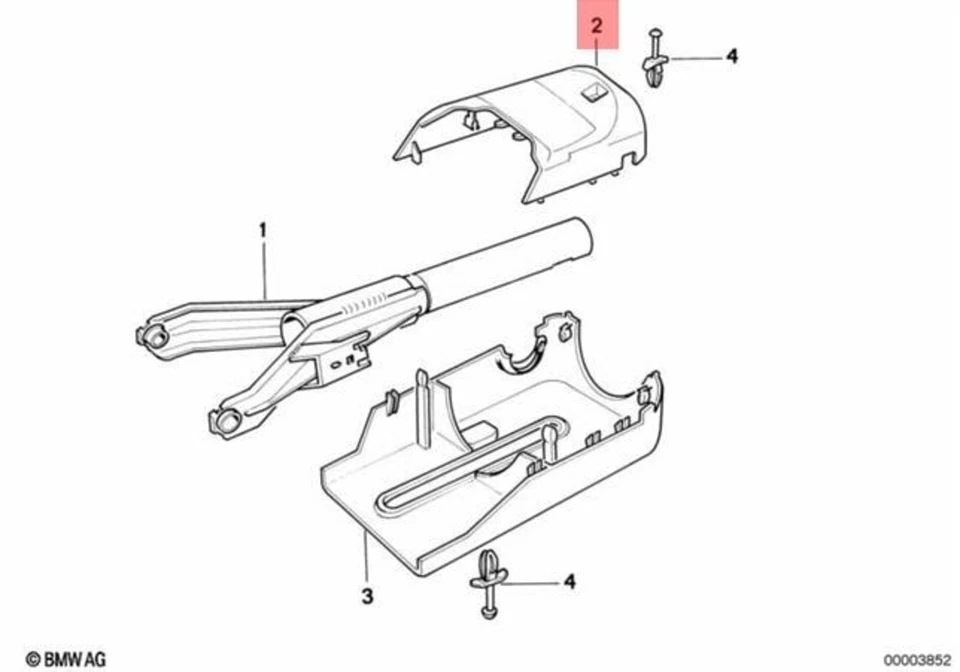 Parte superior del panel de ajuste original BMW M5 E32 E34 518g 518i 520i 524td 32311093321 Foto 1 de 1