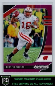 2020 Panini Prizm Draft Picks Prizms Purple Russell Wilson #86 Wisconsin Badgers - Picture 1 of 2