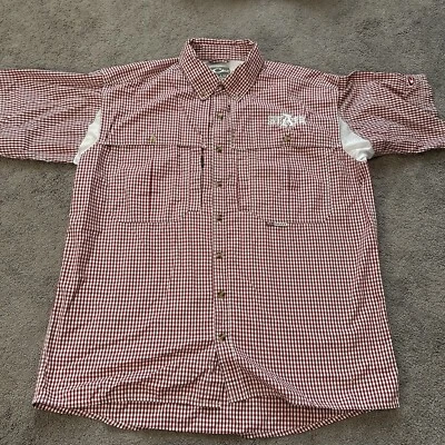 Drake Waterfowl Systems Men’s M Arkansas State Red Wolves Vented Fishing Shirt - Image 1 of 4