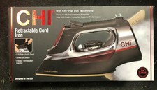 CHI 1700W Corded Retractable Cord Steam Iron 13106 BRAND NEW
