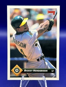 1993 Donruss Rickey Henderson #315 HOF Oakland A's - Bild 1 von 2
