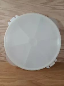Tupperware vassoio per porzioni di verdure con coperchio 405-9 bianco diviso & SENZA manico - Foto 1 di 10