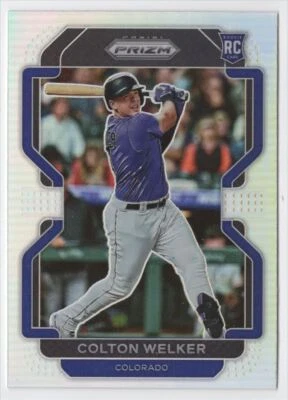 2022 PANINI PRIZM ROOKIE HOLO Colton Welker Colorado Rockies #151 R16 - Image 1 of 2