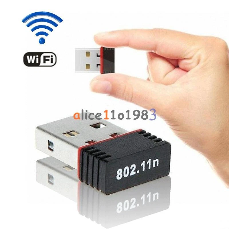 150Mbps USB WiFi Wireless Adapter 802.11n/g/b 150M PC Computer Network LAN Card - Image 1 of 1