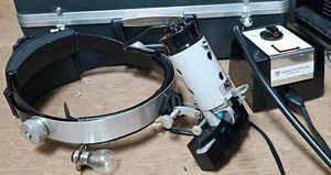 American Optical A/O Indirect Ophthalmoscope w/ Power Supply and case ! V - Picture 1 of 2
