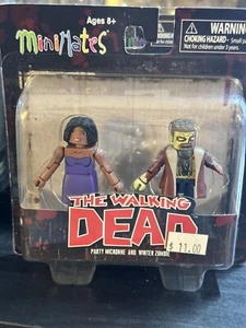 MiniMates The Walking Dead Serie 6 2014 Fiesta Michonne & Winter Zombie Nuevo - Imagen 1 de 3