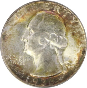 1936-D MS65 Washington Quarter, PCGS 12734180 - Picture 1 of 4