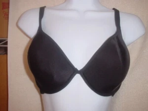 Wacoal 85345 Cuerpo Brillo Sin Costuras Irregular Semi-Perfecto 38D Negro Nuevo Sin Etiquetas - Imagen 1 de 1