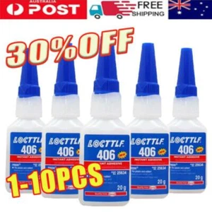 1-10PCS LOCTITE® 406 20g Fast Curing Instant Adhesive Industrial Super Glue - Picture 1 of 16
