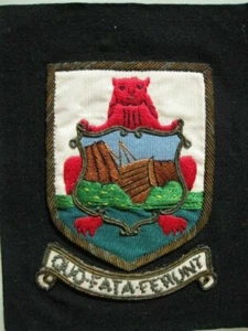 Vintage Wappen Bermuda Emblem Patch aus den frühen 60er Jahren - Bild 1 von 2