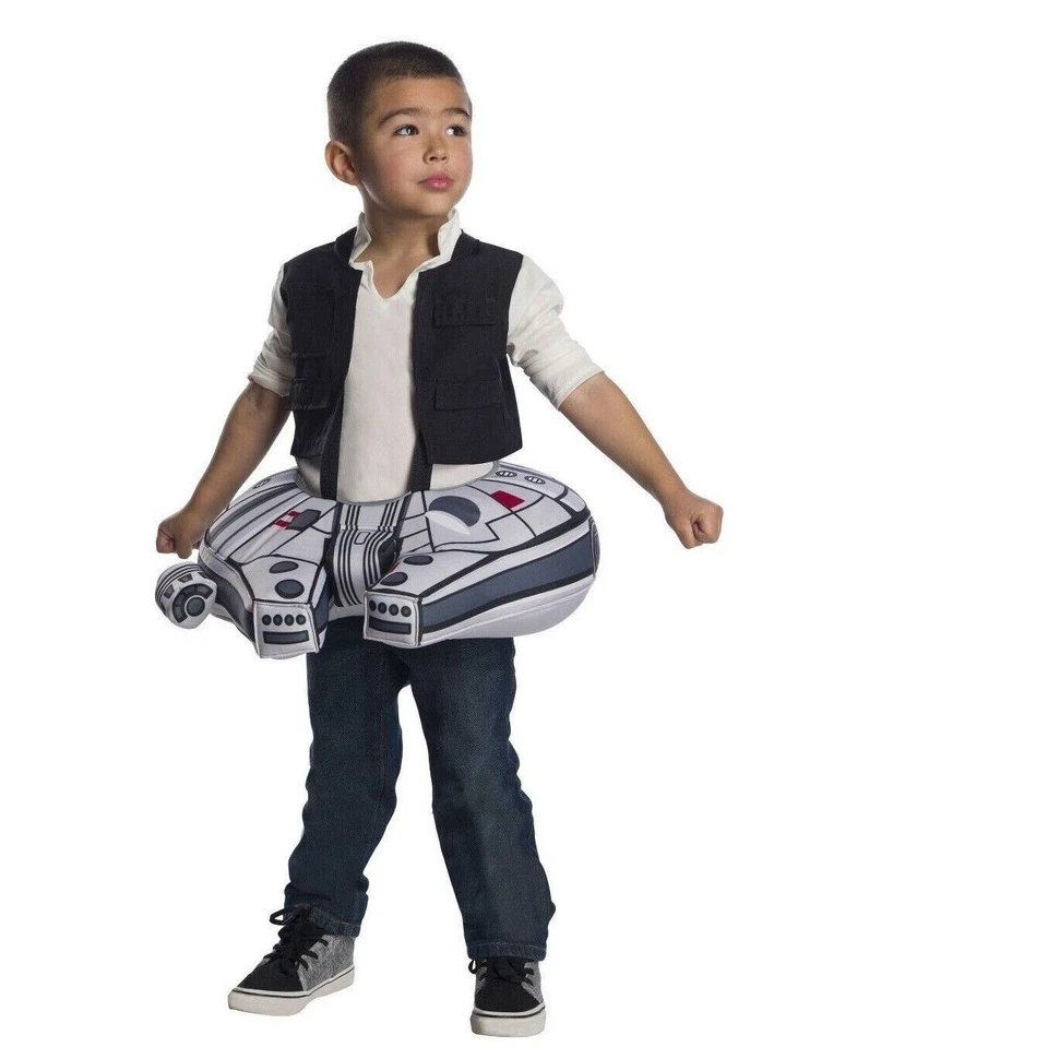 Fantasia infantil masculina Star Wars Han Solo Millennium Falcon tamanho 3T 4T nova com etiquetas #25976 - Imagem 1 de 1