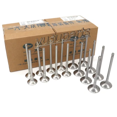 16x Válvulas de admisión y escape Φ6 mm OEM para VW GLI Tiguan AUDI A3 A4 A5 2.0 TFSI Foto 1 de 4