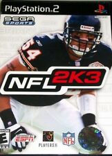 NFL 2K3 (Sony PlayStation 2, 2002) NTSC PS2 GAME COMPLETE with MANUAL FOOTBALL