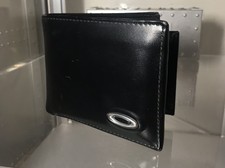 Oakley Small Leather Wallet Black With Insert - Vintage