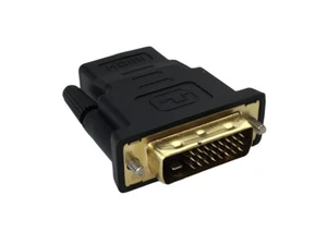 DVI D Male Dual Link Plug to HDMI Female Converter Socket Adapter For HDTV HD TV - Picture 1 of 3