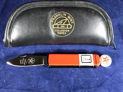 NAVAJA DE BOLSILLO E-11 FRANKLIN COMO NUEVA BOMBA DE GAS TEXACO CON ESTUCHE  Foto 1 de 4