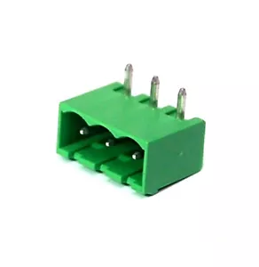 100x Cabezal para Bloque de Terminales Enchufable 5EHDRC-03P 3P 90° 15A 300V P 5mm INKLE - Imagen 1 de 6