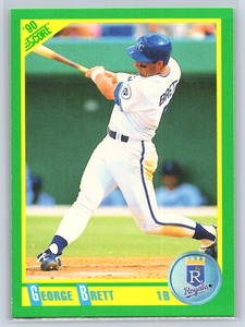 1990 SCORE #140 GEORGE BRETT  KANSAS CITY ROYALS