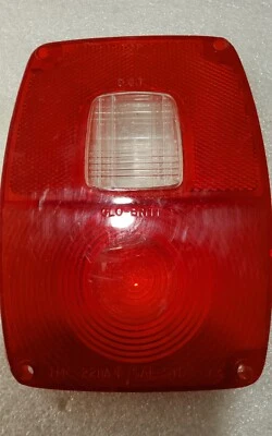 OEM 1967-84 Ford Truck Pickup Glo Brite Red Park Turn Lamp Lens SAE STIAR 73  - Image 1 of 4
