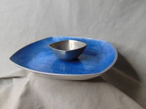 Blue Bodoni Collection 14inch Chip and Dip Set - Bild 1 von 23
