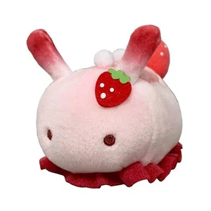 Sanei Strawberry Milk Yumemiushi Umi Ushi Dream Sea Bunny Slug Plush Doll Japan
