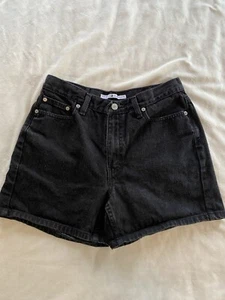 Tommy Hilfiger Women's Jean Shorts - Black - Size 8 - Picture 1 of 7