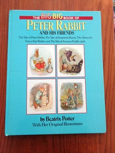 Big Big Book of Peter Rabbit and His Friends by Beatrix Potter (1988) HC - Foto 1 di 1
