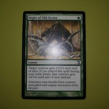 Might of Old Krosa x1 Time Spiral 1x Magic the Gathering MTG
