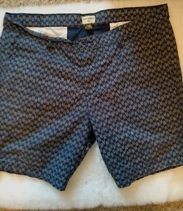 Levi's Docker Herren Golf Short Blau Azteken Design 38W - Bild 1 von 6