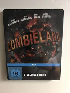 Zombieland (Blu-ray, 2010) Steelbook German Import 1st Pressing NEW - Picture 1 of 2