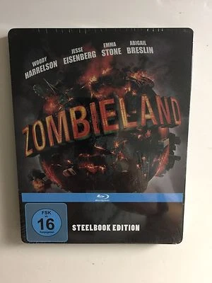 Zombieland (Blu-ray, 2010) Steelbook German Import 1st Pressing NEW Foto 1 de 2