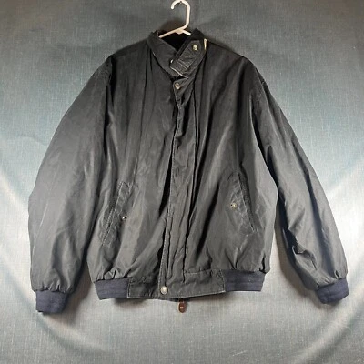 Dockers LS&CO. Chaqueta Para Hombre Talla XL Negra Forrada Bolsillos Acanalados Cremallera Completa Informal Foto 1 de 4