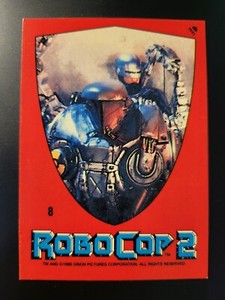 1990 Topps Robocop 2 STICKER card #8