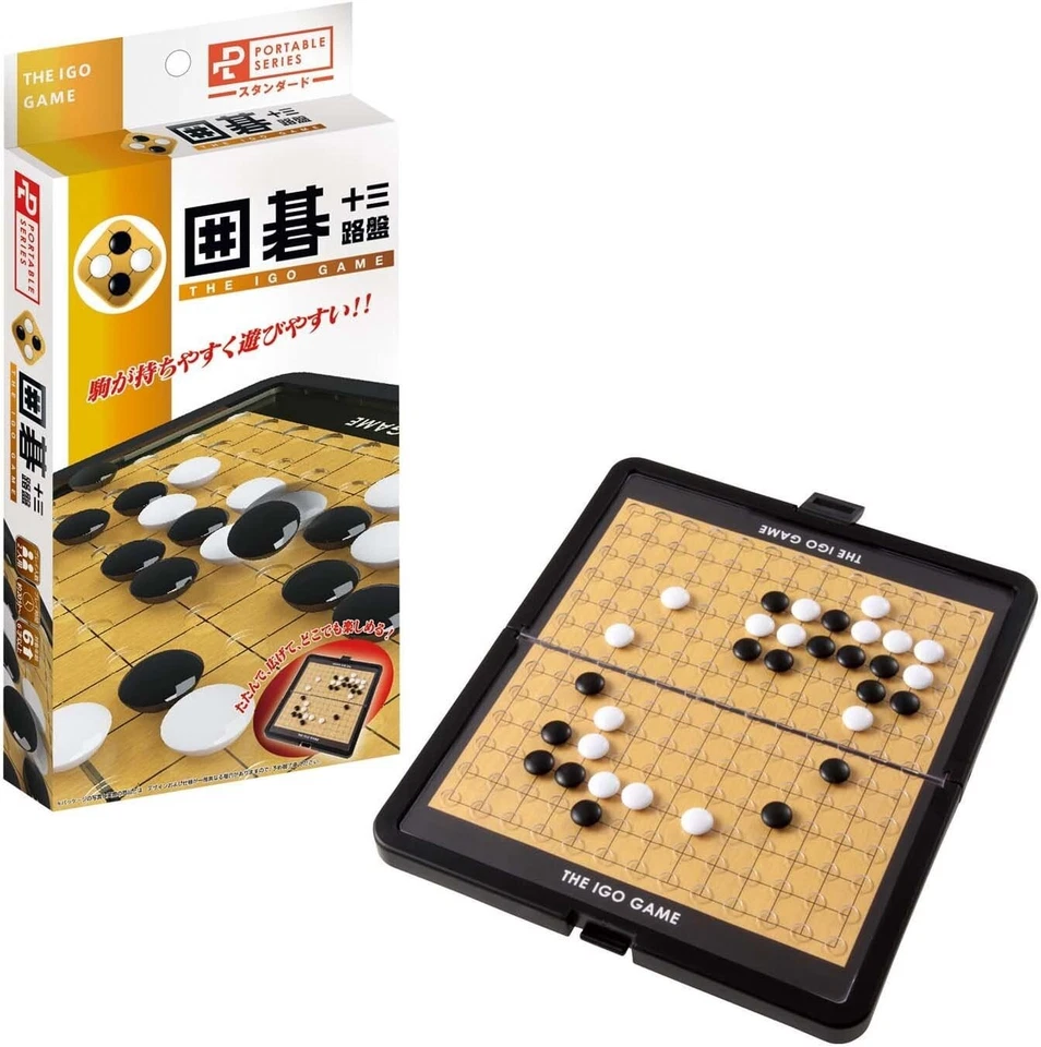 Hanayama Go (Igo) Game 13 x 13 Board Portable Standard Made in Japan F/S new - Image 1 of 1