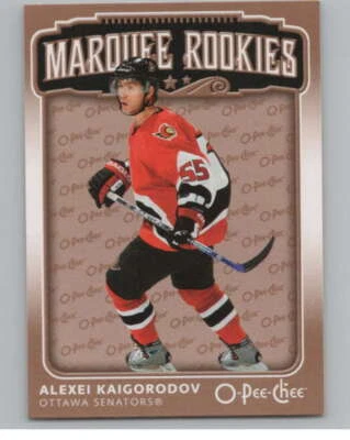 2006-07 O-Pee-Chee #562 Alexei Kaigorodov  RC Rookie Ottawa Senators V100972 - Image 1 of 3