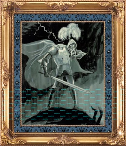 Disney Haunted Mansion Knight 11" x 12.75" Collector's Poster - Picture 1 of 5