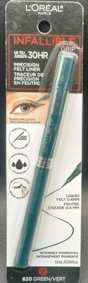 L'Oréal Paris Infallible Grip Precision Felt Waterproof Eyeliner -GREEN -0.03 OZ - Image 1 of 3