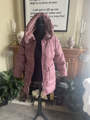 Girls Steve Madden Pink Puffer Coat Size M (10/12) Dusty Rose - Image 1 of 4