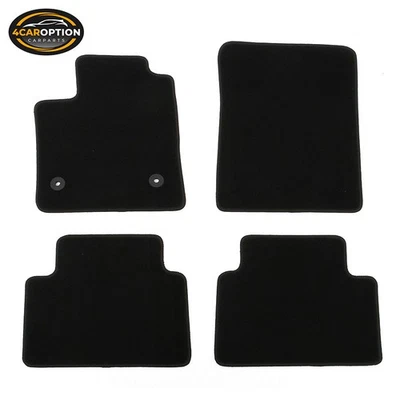 Floor Mats Fits 23-25 GMC Canyon Chevrolet Colorado Anti-Slip Carpets Black - Image 1 of 4