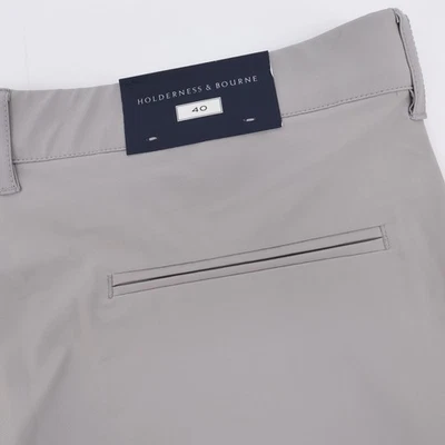 Pantalones Cortos de Golf Holderness & Bourne Ajuste A Medida Rendimiento Para Hombre Talla 40 Gris NUEVO Foto 1 de 4