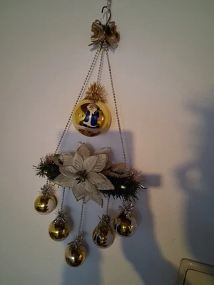 DDR Weihnachtsbaum kugeln  Weihnachtskugeln 5er Set Hänge Deko - Bild 1 von 3