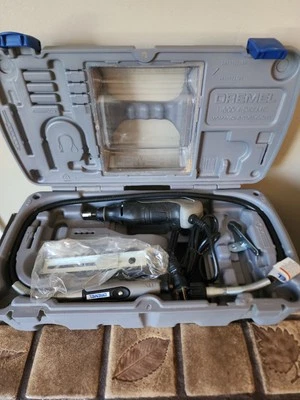 Dremel 400XPR Corded Rotary Tool Kit Variable Speed W/ Case & Accesories -Tested - Image 1 of 4