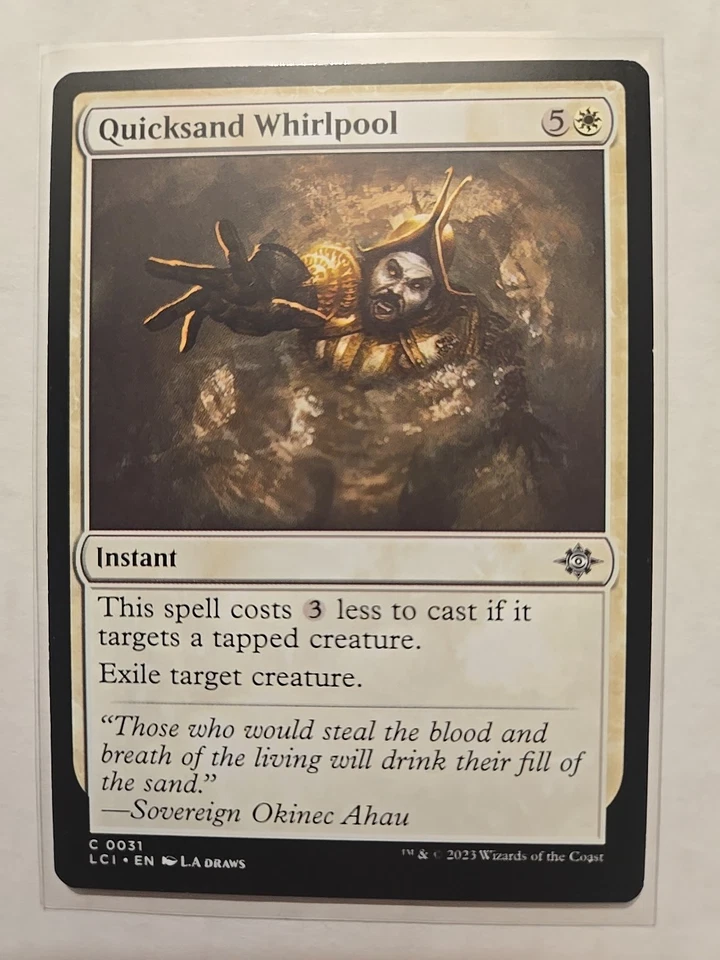 Quicksand Whirlpool - Lost Caverns of Ixalan - LP - Common - Instant - MTG  - Image 1 of 1