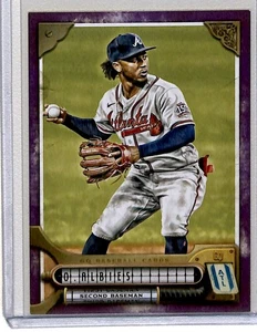 2022 Topps Gypsy Queen Malva Ozzie Albies 69/75 Atlanta Braves #36 - Foto 1 di 2