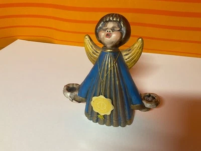 Bozener Engel Thun 16 cm Hoch Blau Gold - Bild 1 von 4