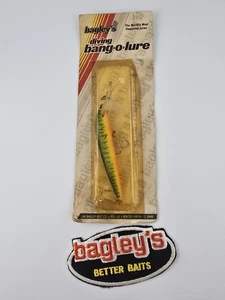 Vintage NOS Bagley's Diving Bang-O-Lure  Hot Tiger  - Picture 1 of 3