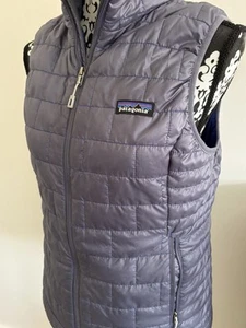 Patagonia Nano Puff Vest Obsidian Plum Primaloft Women's Size Medium 84247 - Picture 1 of 5