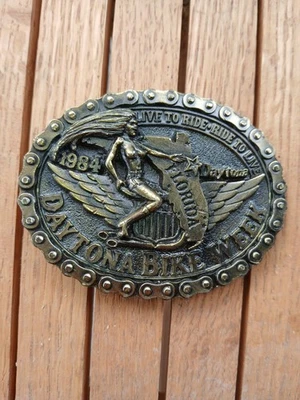 1984 Dsytona Bike Week Belt Buckle, 259 Of 1500 - Image 1 of 4